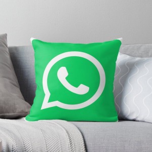 Whatsapp Printed Filled Cushion