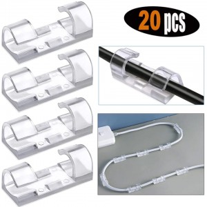 Self-Adhesive Cable Clips Organizer
