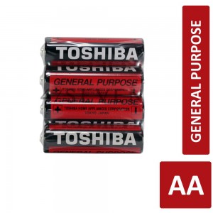 TOSHIBA AA Batteries (Red) 4 Pc