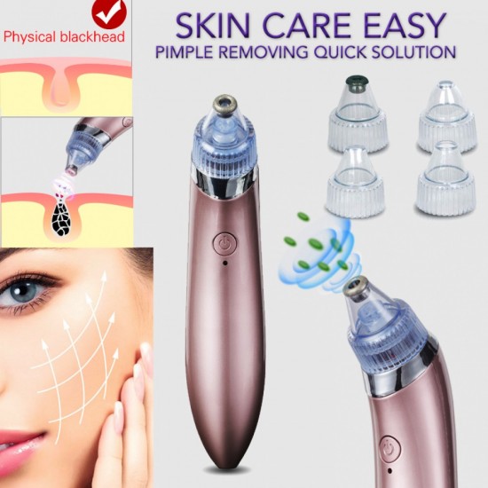Rechargeable Blackhead Whitehead Remover Device For face