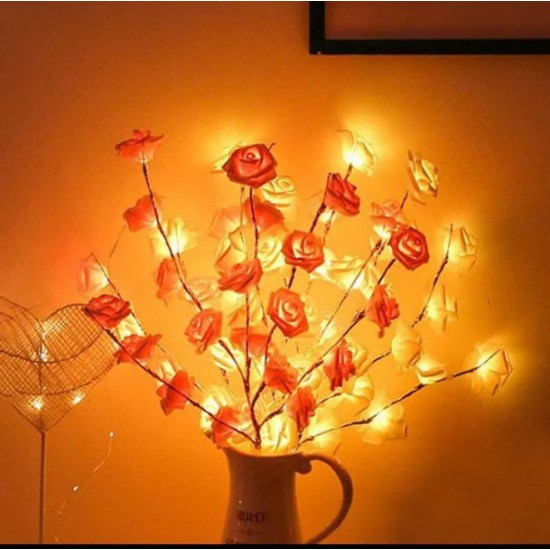 Branch Lights With Rose Flower ( 20 Roses With LEDs )
