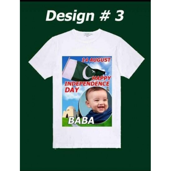 Customize Shirt For Independence Day ( Name & Picture )