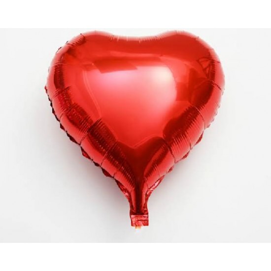 Heart Shaped Red Foil Balloon