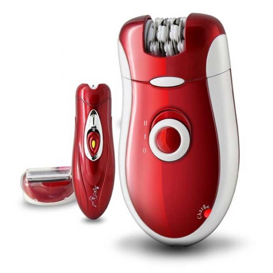( New Model ) Kemei 3 In 1 Professional Lady Rechargeable Epilator & Shaver