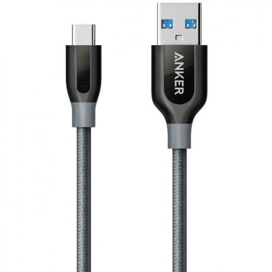 Anker PowerLine USB-C to USB 3.0 Cable 3ft. (Gray)