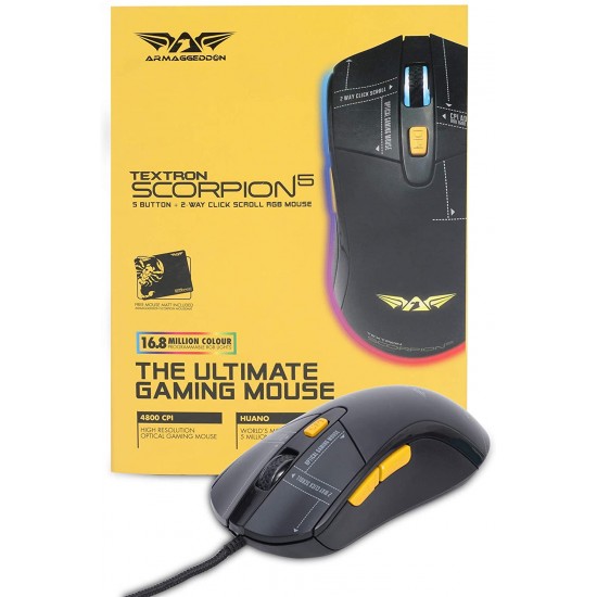 Armaggeddon Textron Scorpion 5 Ultimate Gaming Mouse