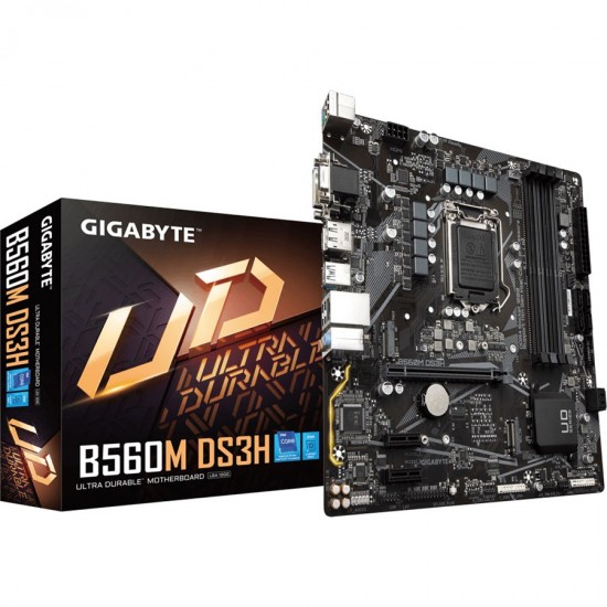 Gigabyte B560M DS3H Intel Ultra Durable Motherboard