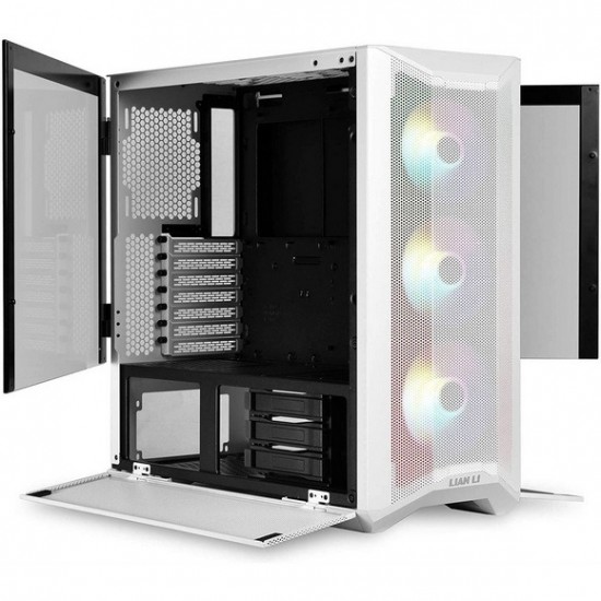 LIAN LI LANCOOL II MESH RGB LAN2MRX Tempered Glass ATX Gaming Case -White