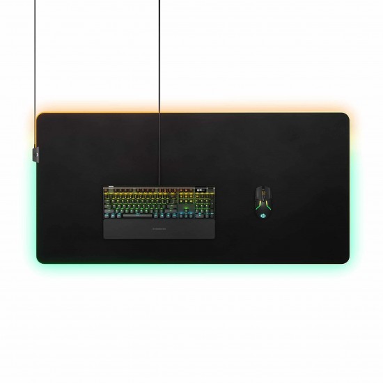 SteelSeries QCK PRISM Cloth RGB Gaming Mousepad (3XL)