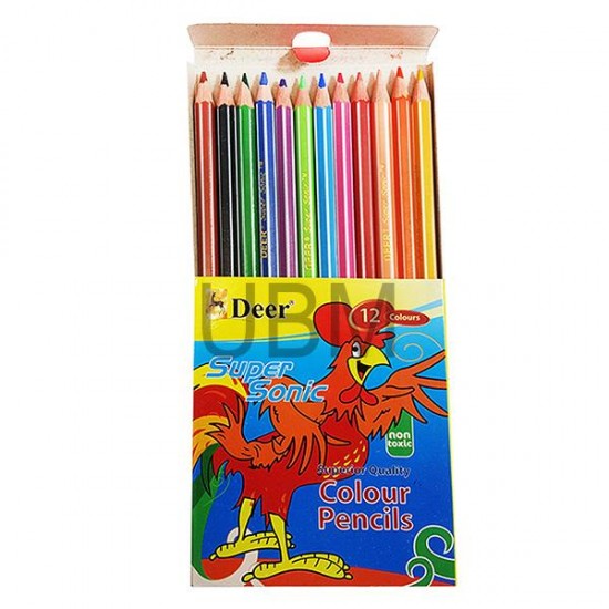 Deer Colour Pencil 12Pcs H/S