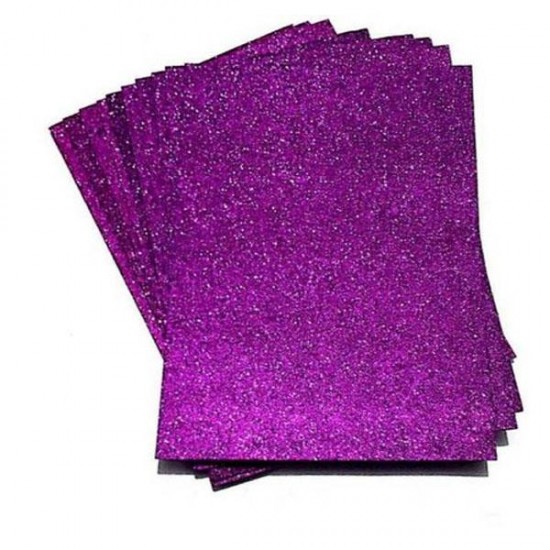 Foaming Sheet Glitter Dark Purple A/4 No 9