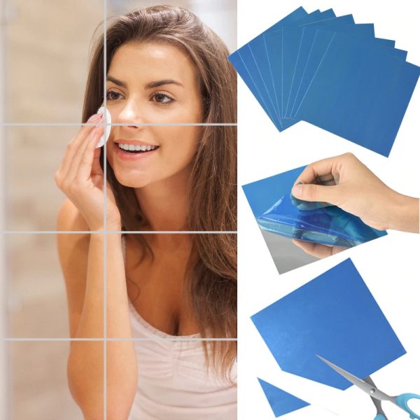 16pcs/Set 15cm Mirror Wall Sticker