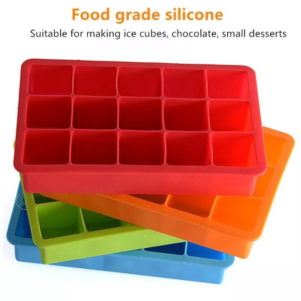 Silicone Ice Cube Tray Mold - 9 Blocks