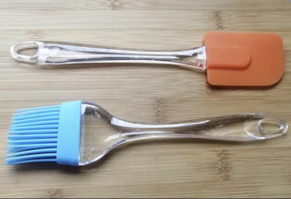 Spatula and BBQ Oil brush Silicone (Pack of 2)