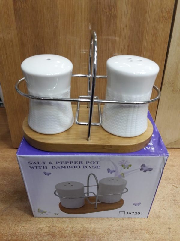 Salt & Pepper Shaker with Tray
