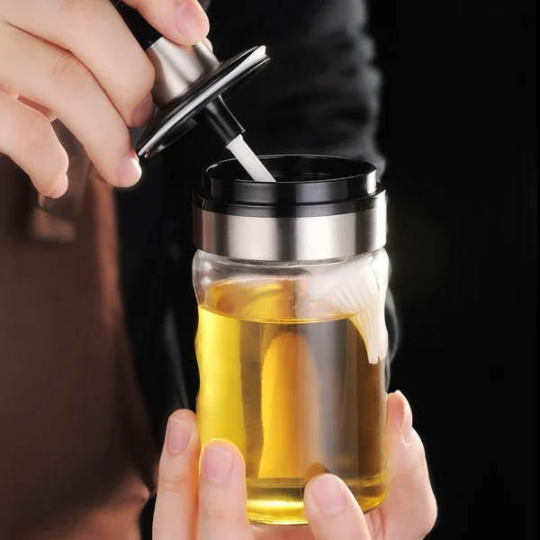 Small Oil Container with Brush