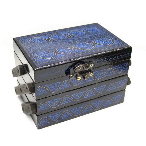 Naqshi Art Wooden Jewellery Box 6x4